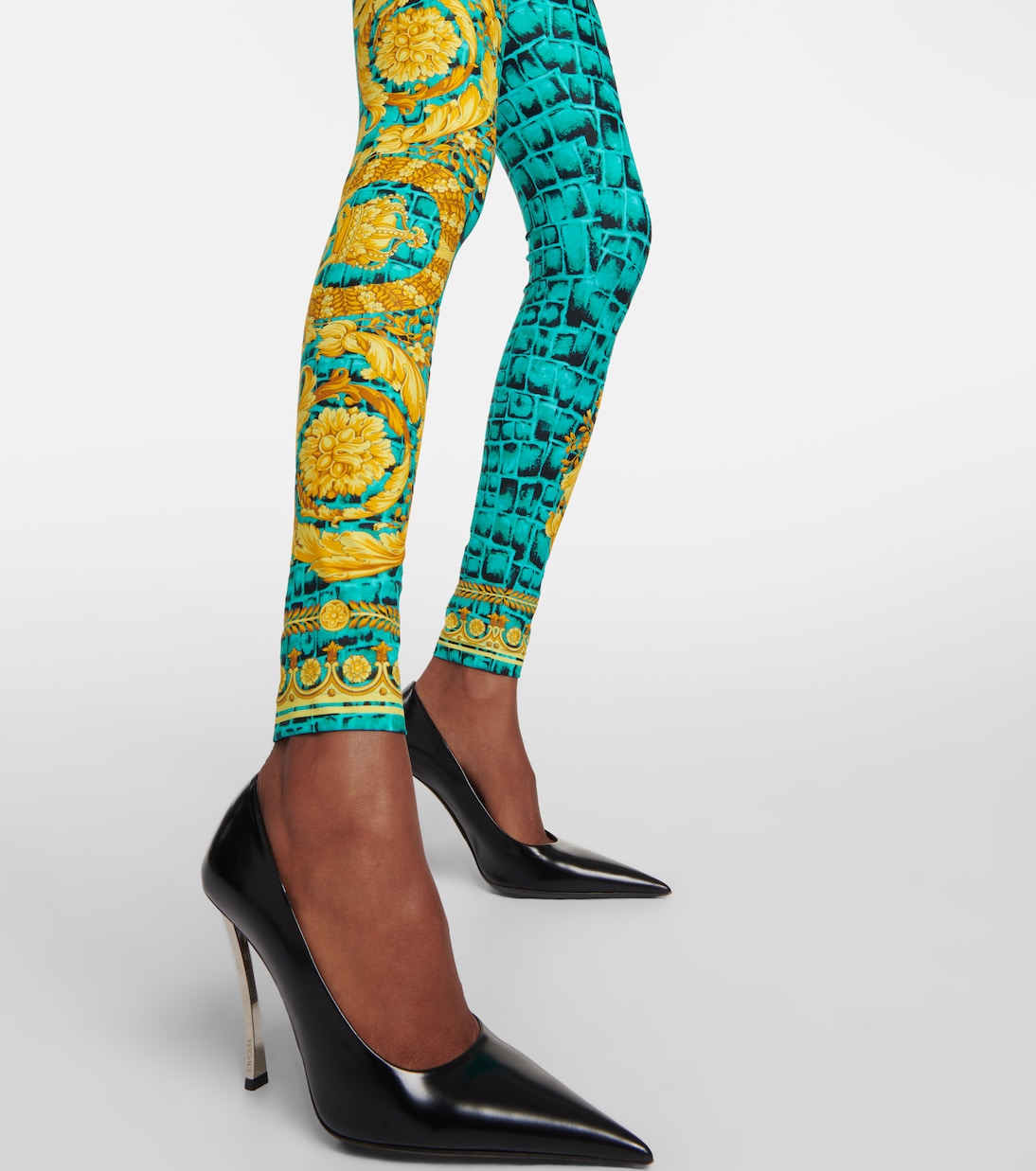 Leggings Regalia Baroque aus Jersey | Versace