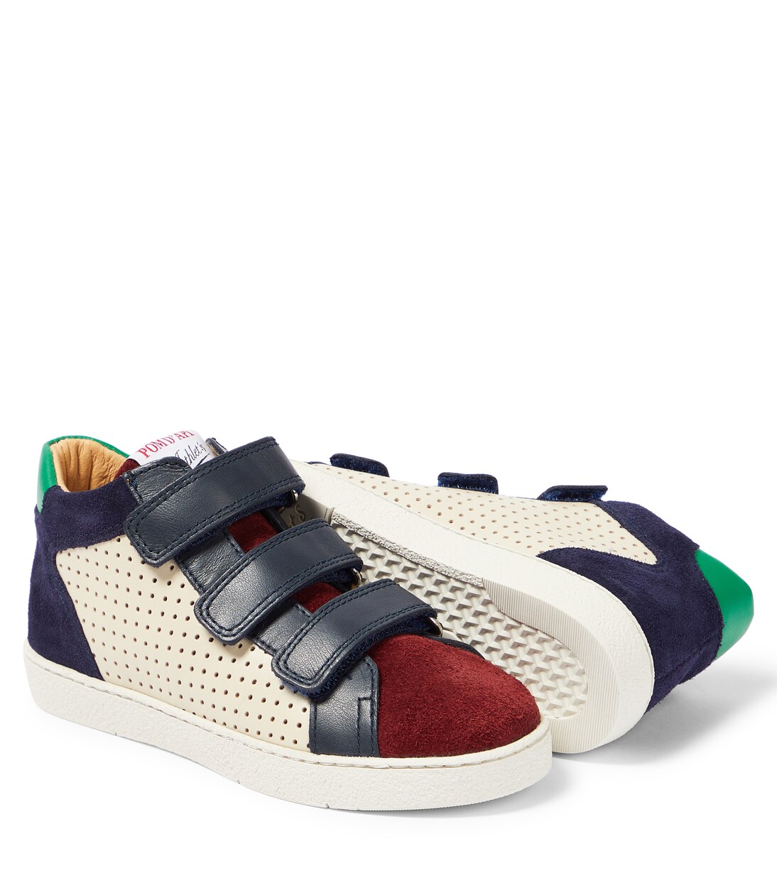 Zapatillas Top Easy de piel y ante | Pom d'Api