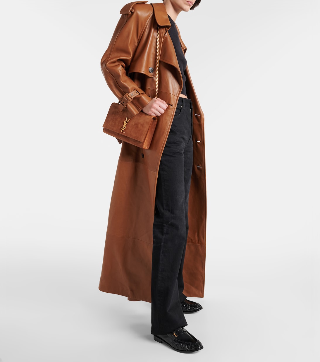 Le Loafer leather loafers | Saint Laurent