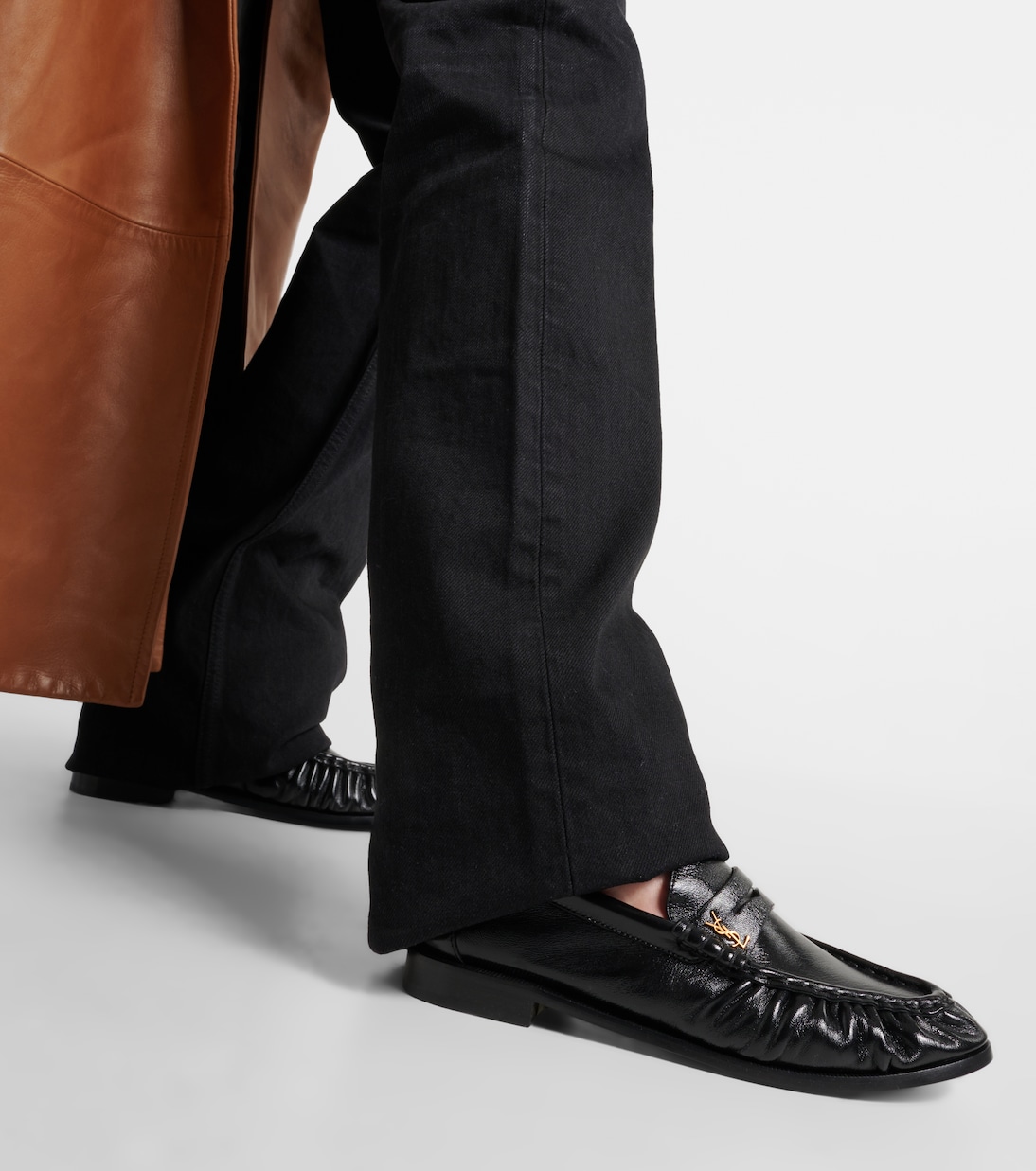 Le Loafer leather loafers | Saint Laurent