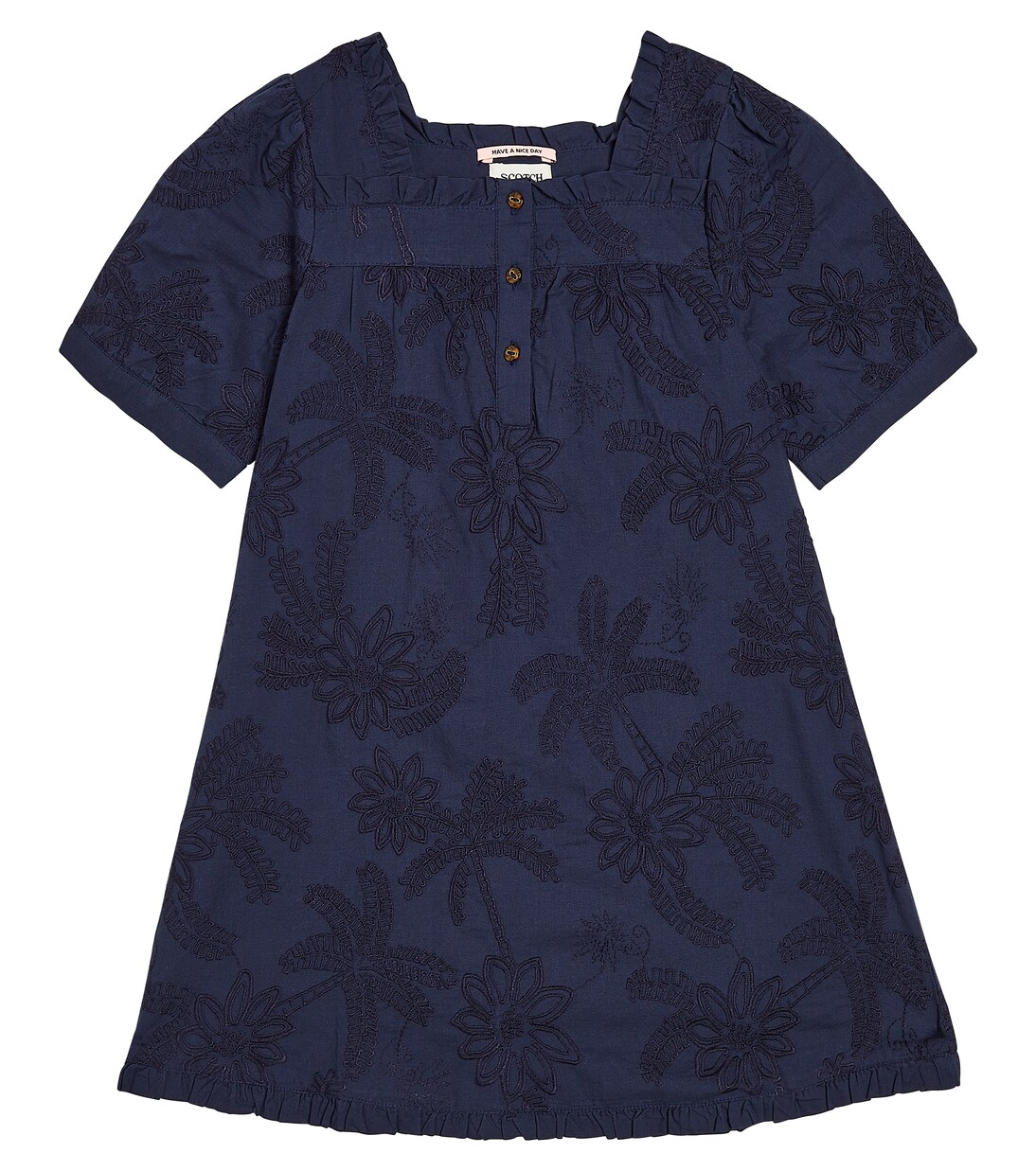 Embroidered cotton dress | Scotch & Soda Kids