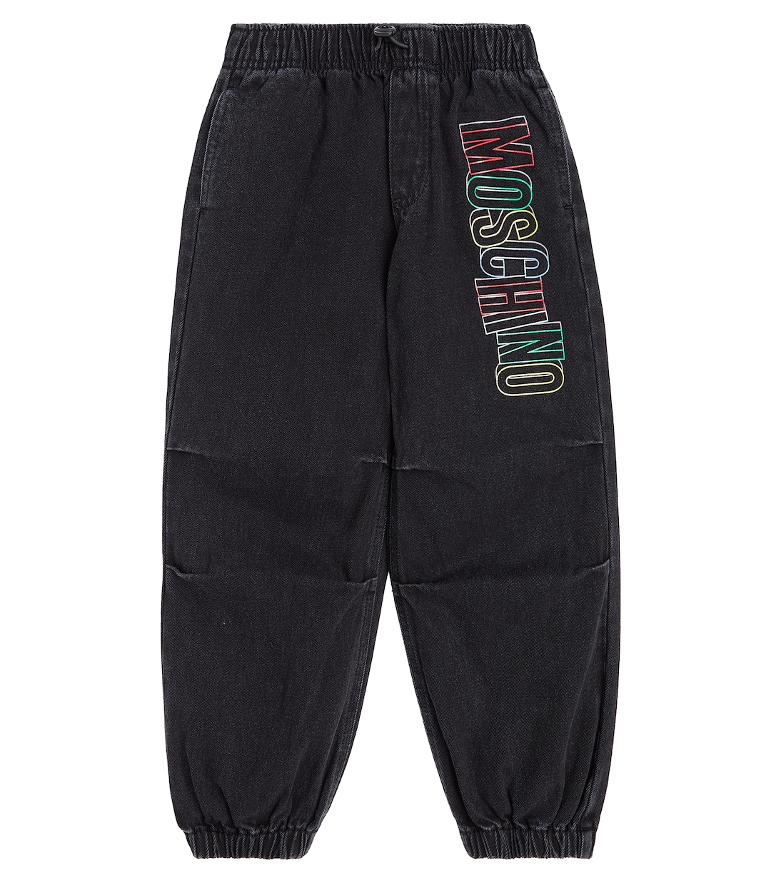 Jeans a gamba larga con stampa | Moschino Kids
