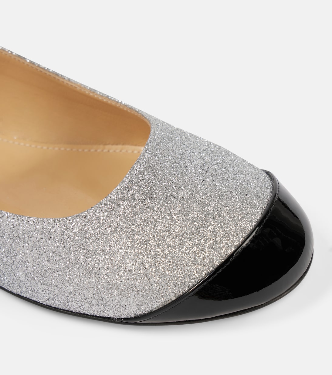 Embellished glitter Mary Jane flats | Mach & Mach