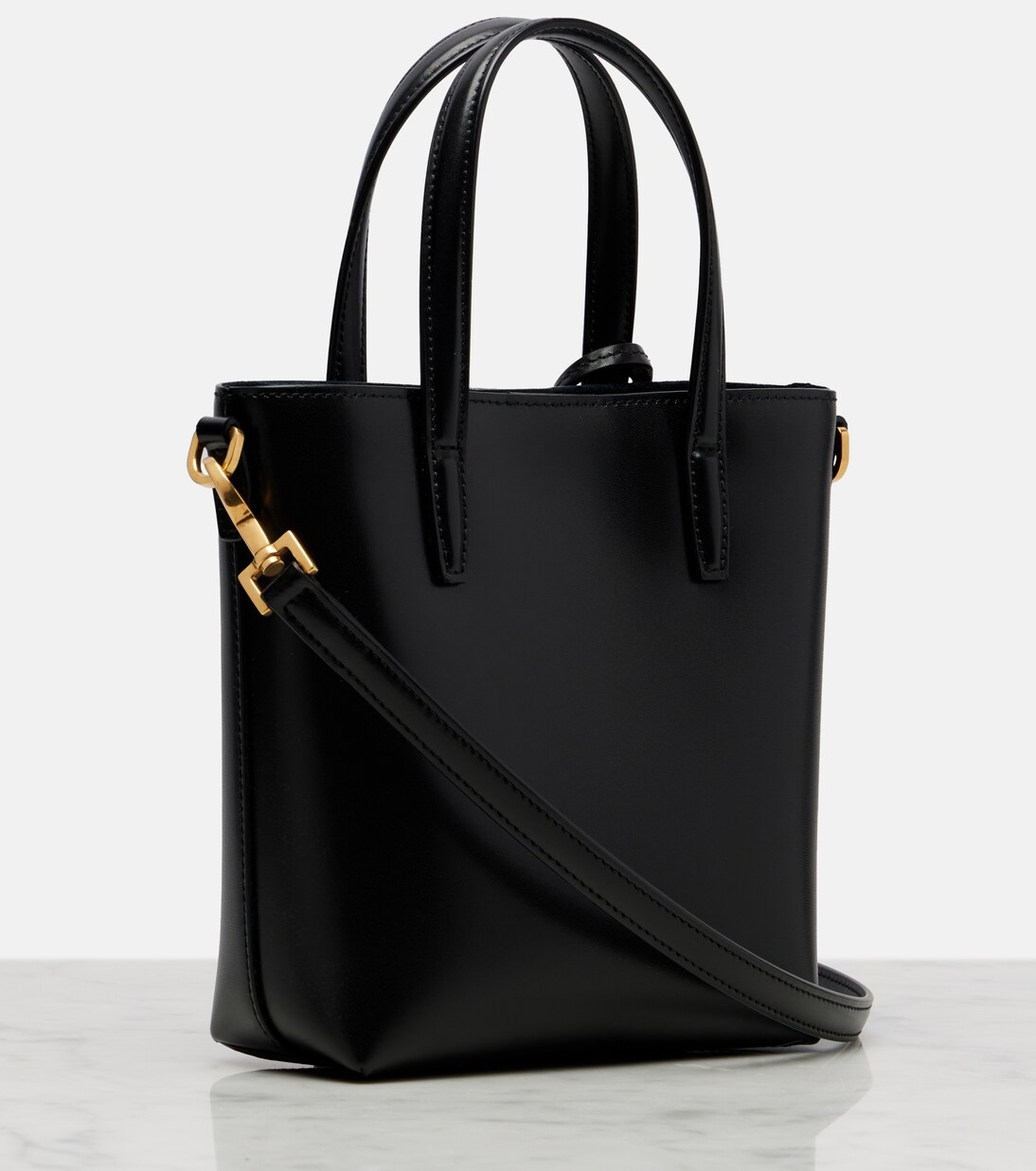 Toy Shopping Mini leather tote bag | Saint Laurent