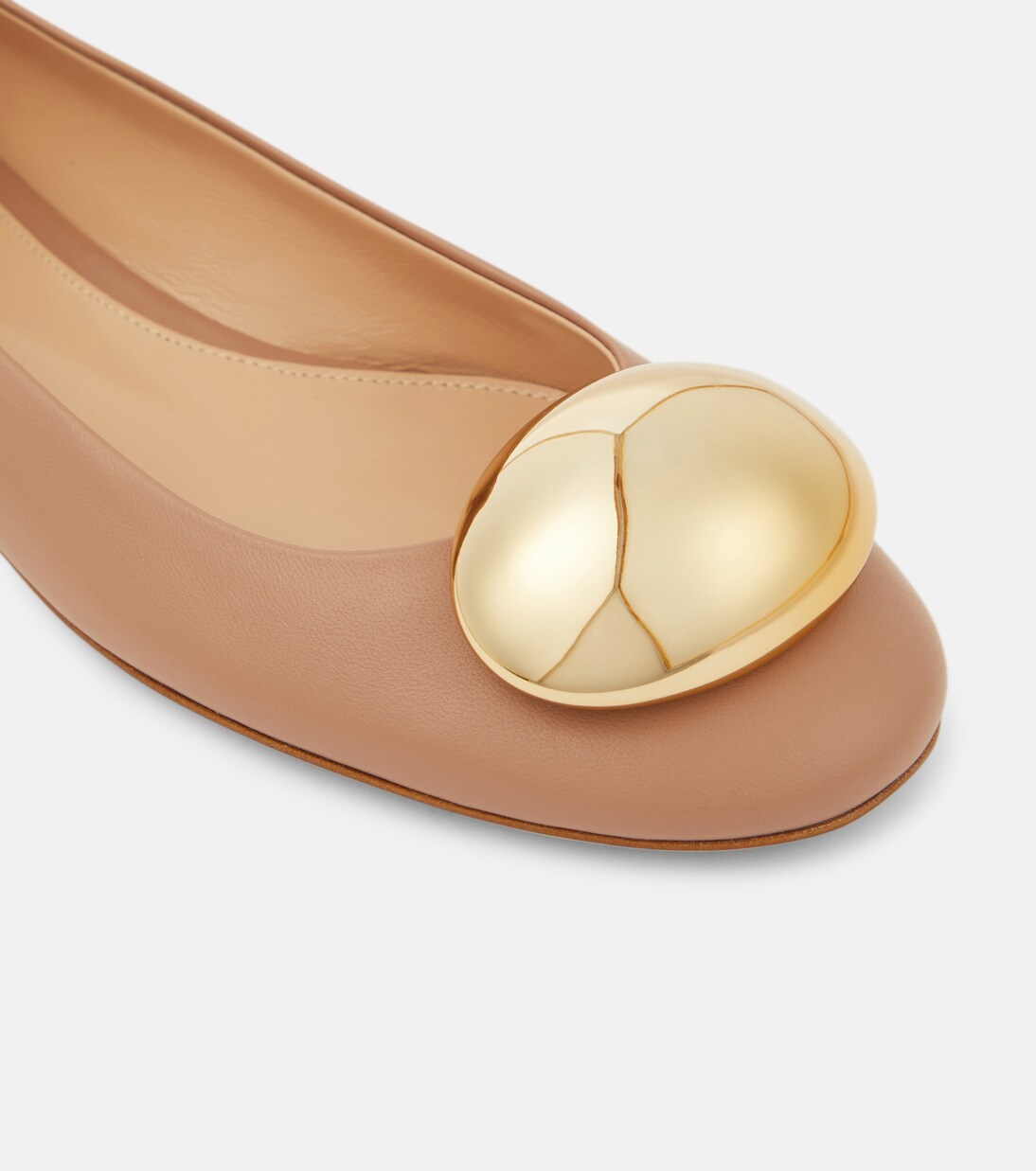 Sphera leather ballet flats | Gianvito Rossi
