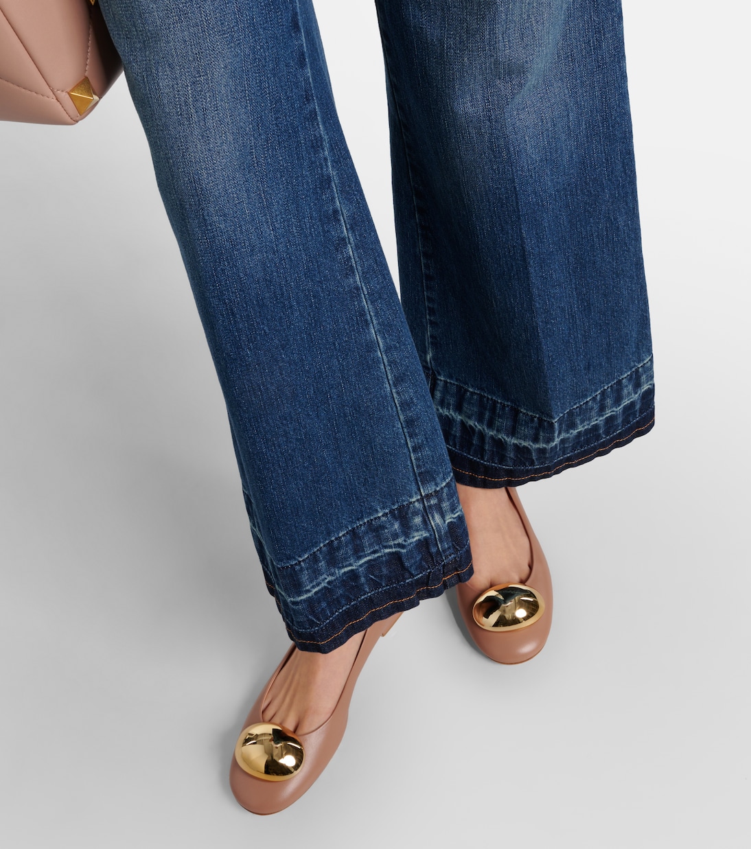 Sphera leather ballet flats | Gianvito Rossi