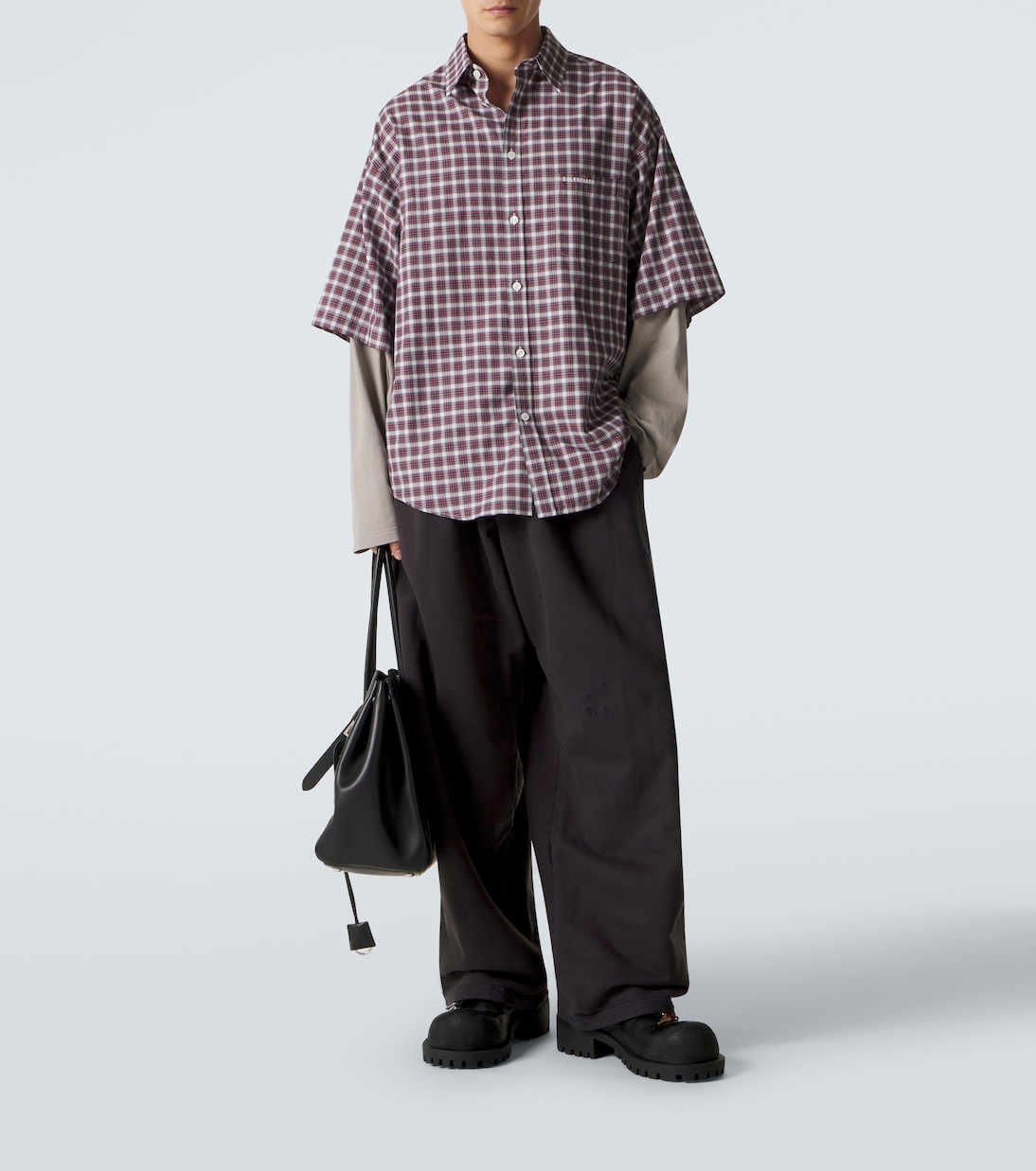 Pantalones deportivos de felpa de algodón | Balenciaga