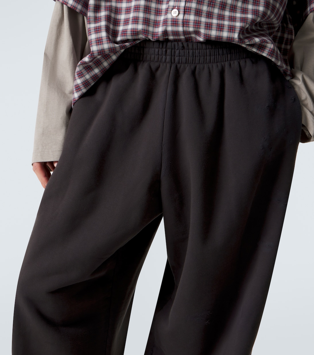 Pantalones deportivos de felpa de algodón | Balenciaga