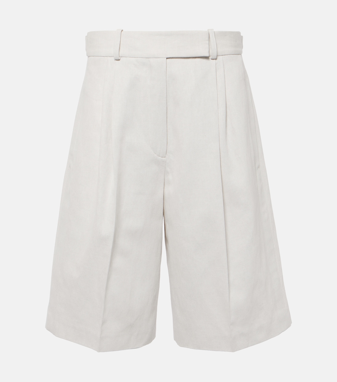Jenny cotton and linen Bermuda shorts | Proenza Schouler