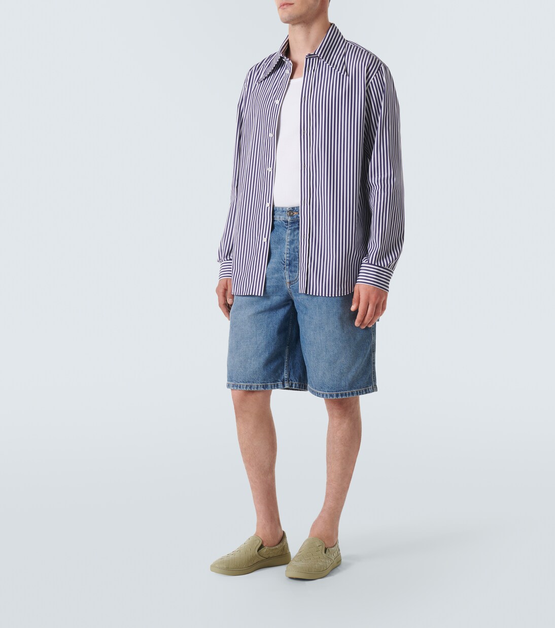 Sawyer Intrecciato leather sneakers | Bottega Veneta