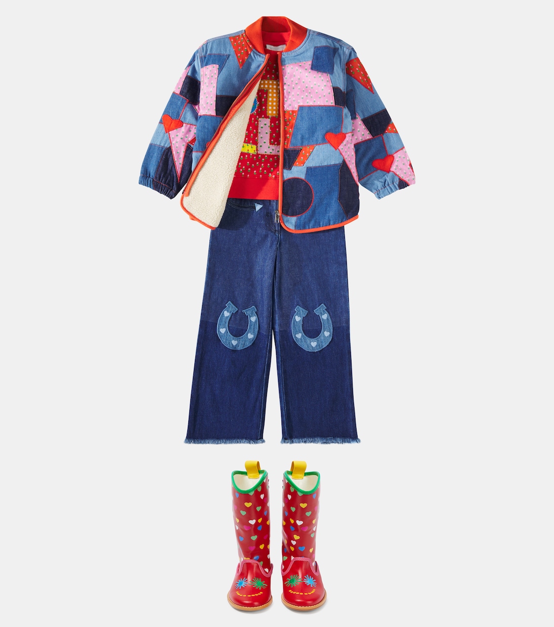 Bomberjacke aus Denim | Stella McCartney Kids
