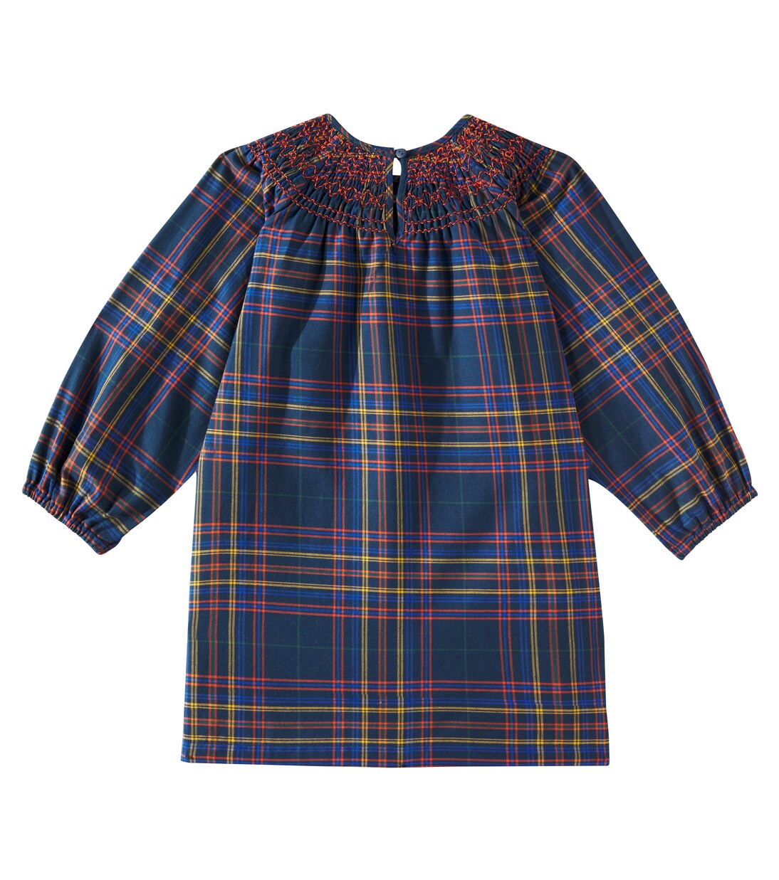 Robe en coton à carreaux | Tinycottons