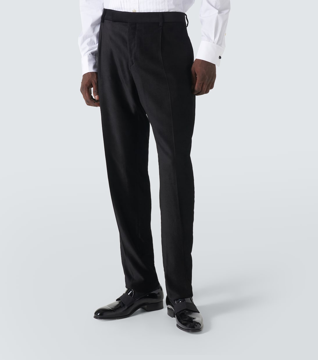 Velvet tuxedo pants | Lardini