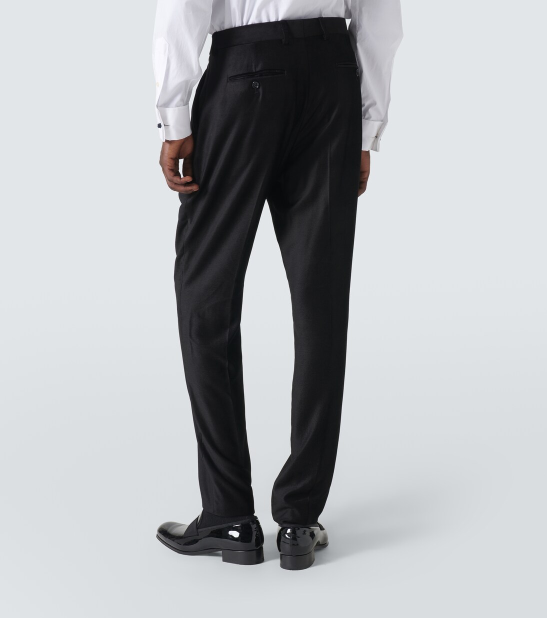 Velvet tuxedo pants | Lardini