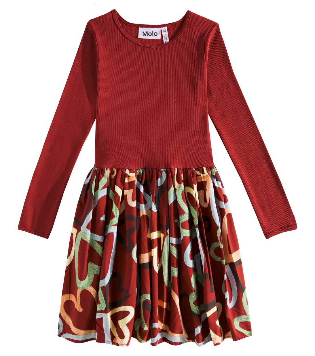 Robe Casie imprimée en coton mélangé | Molo