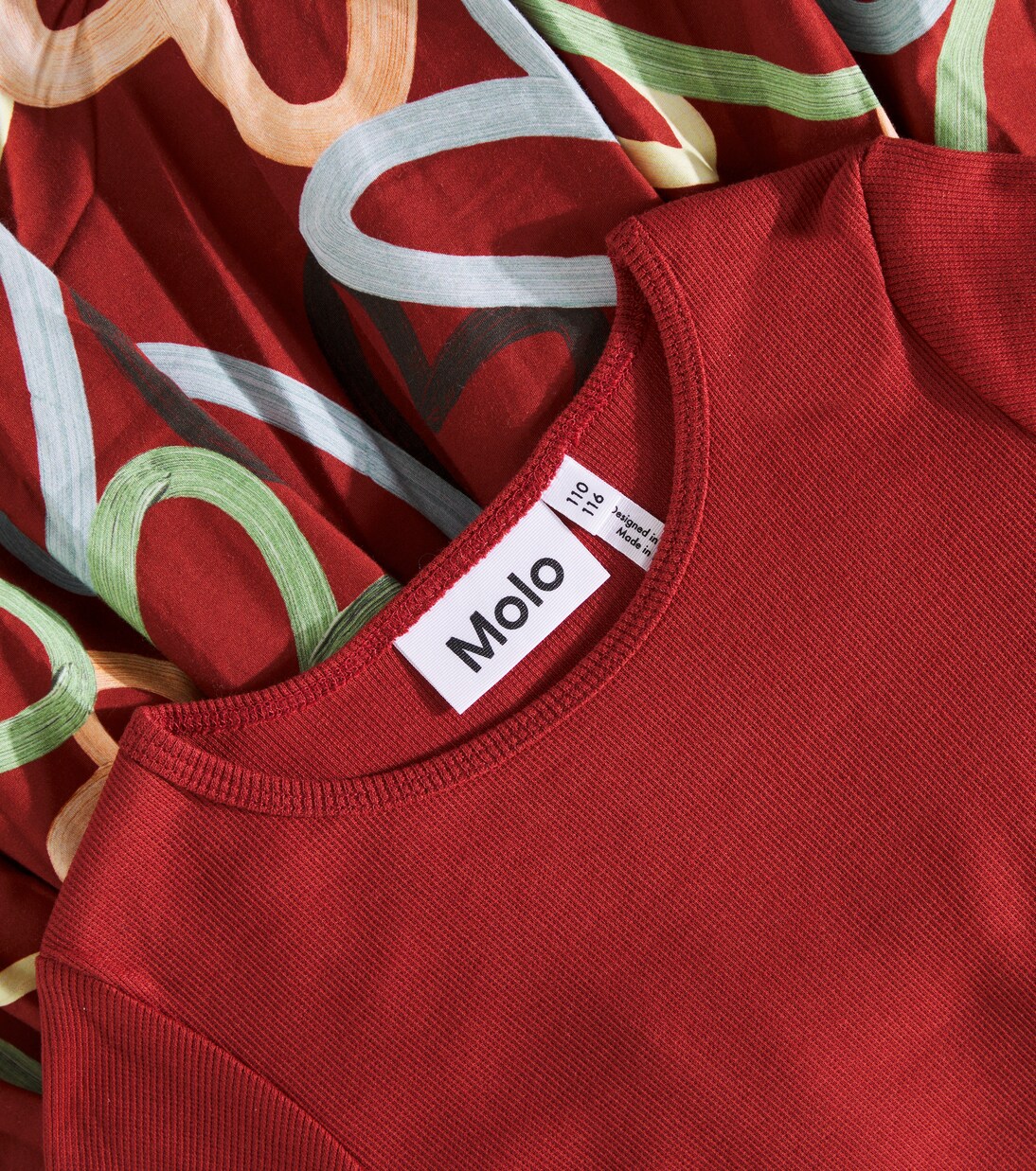 Robe Casie imprimée en coton mélangé | Molo