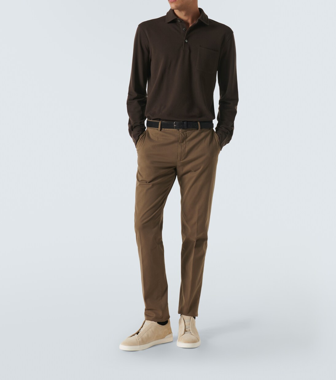 Polopullover aus Baumwoll-Piqué | Zegna