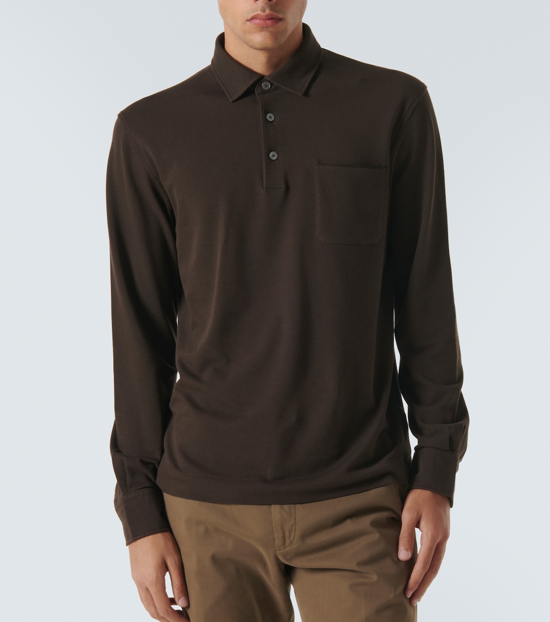 Polopullover aus Baumwoll-Piqué | Zegna