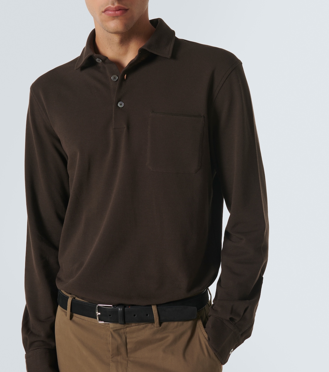 Polopullover aus Baumwoll-Piqué | Zegna