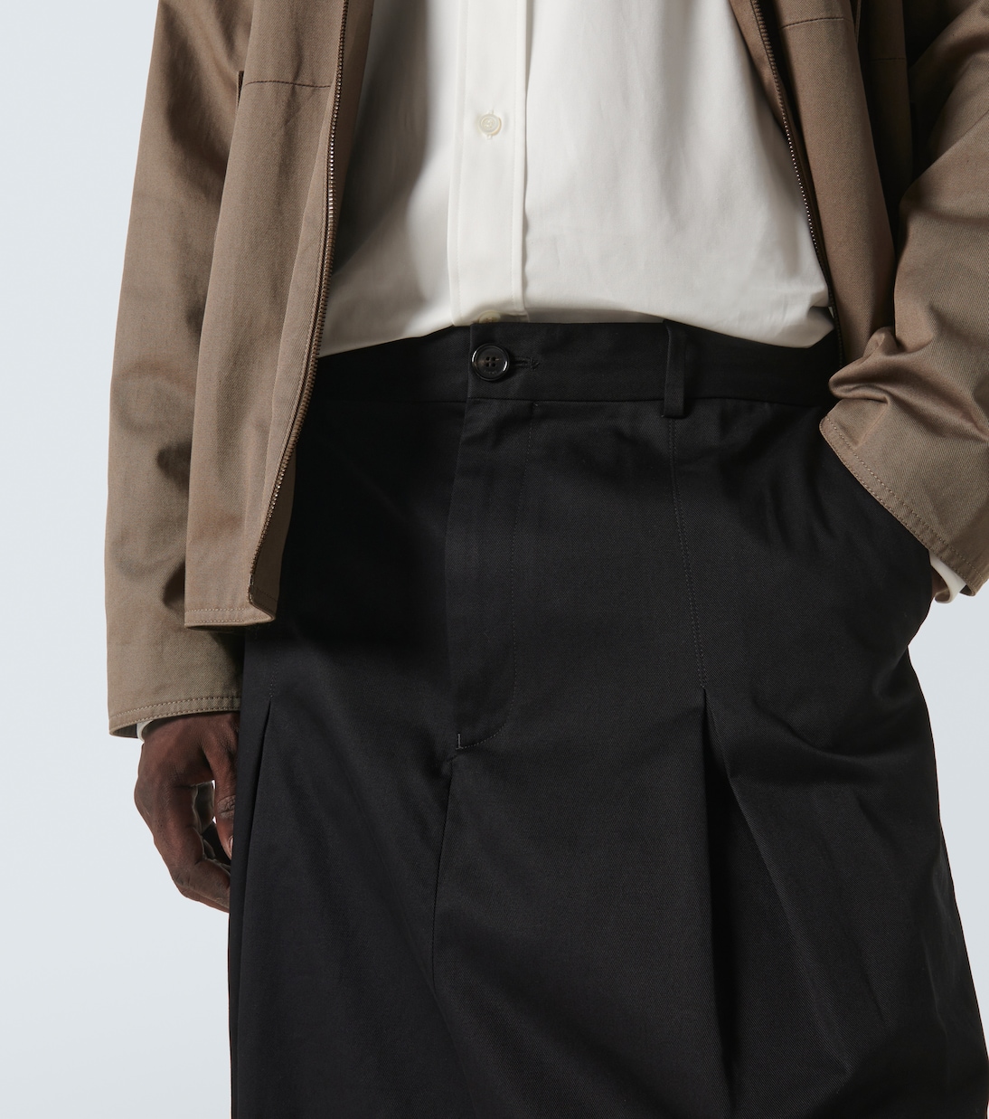 Weite Low-Rise-Hose aus Baumwolle | Loewe