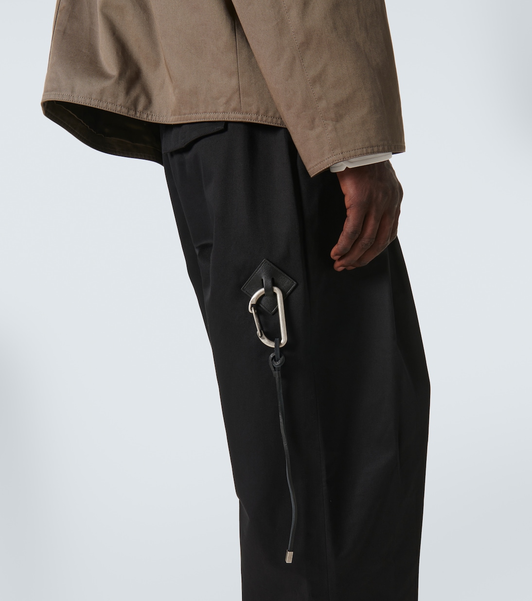 Weite Low-Rise-Hose aus Baumwolle | Loewe