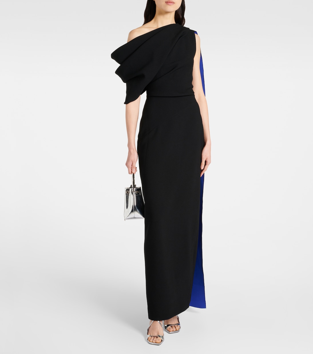 Robe longue Maite en crêpe | Roksanda