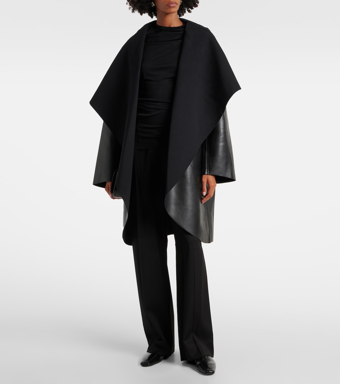 Abrigo reversible de piel sintética | Norma Kamali