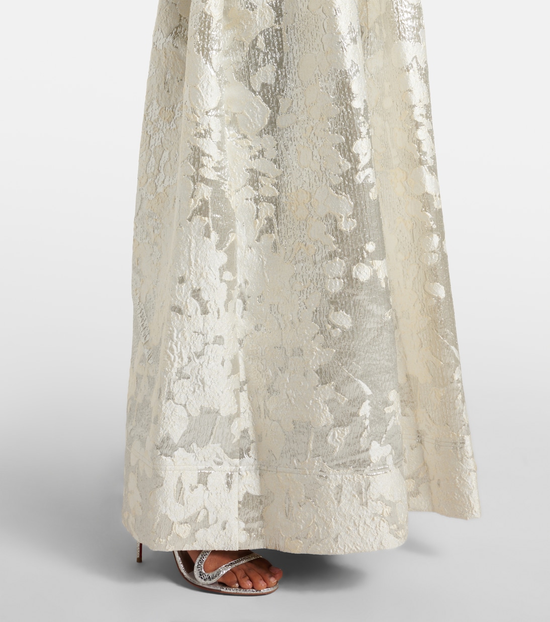 Octavia lamé jacquard corset gown | Simkhai