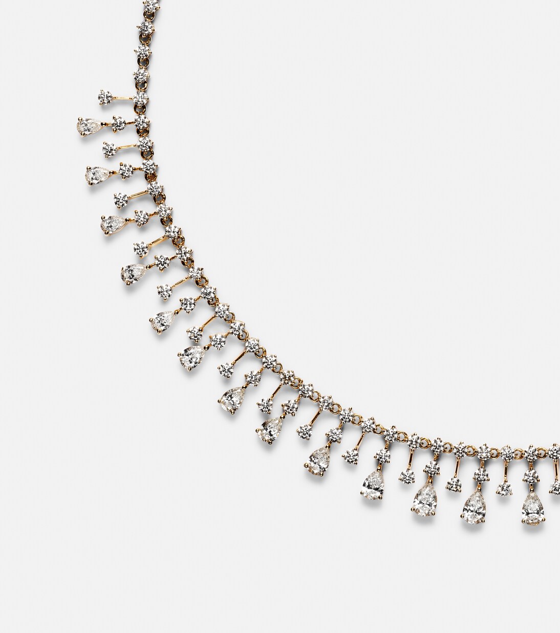 Choker in oro 18kt (750/1000) con diamanti | Kamyen