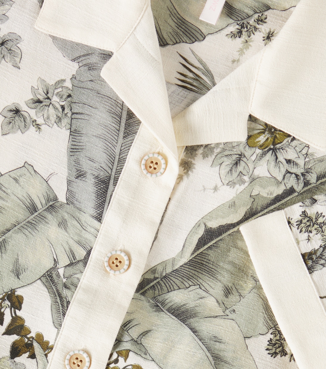 Wylie floral cotton shirt | Zimmermann Kids