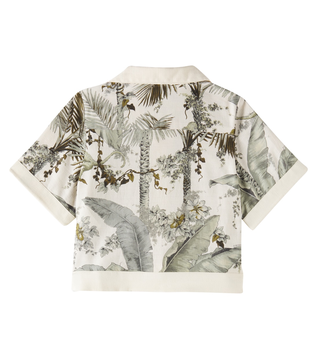 Wylie floral cotton shirt | Zimmermann Kids
