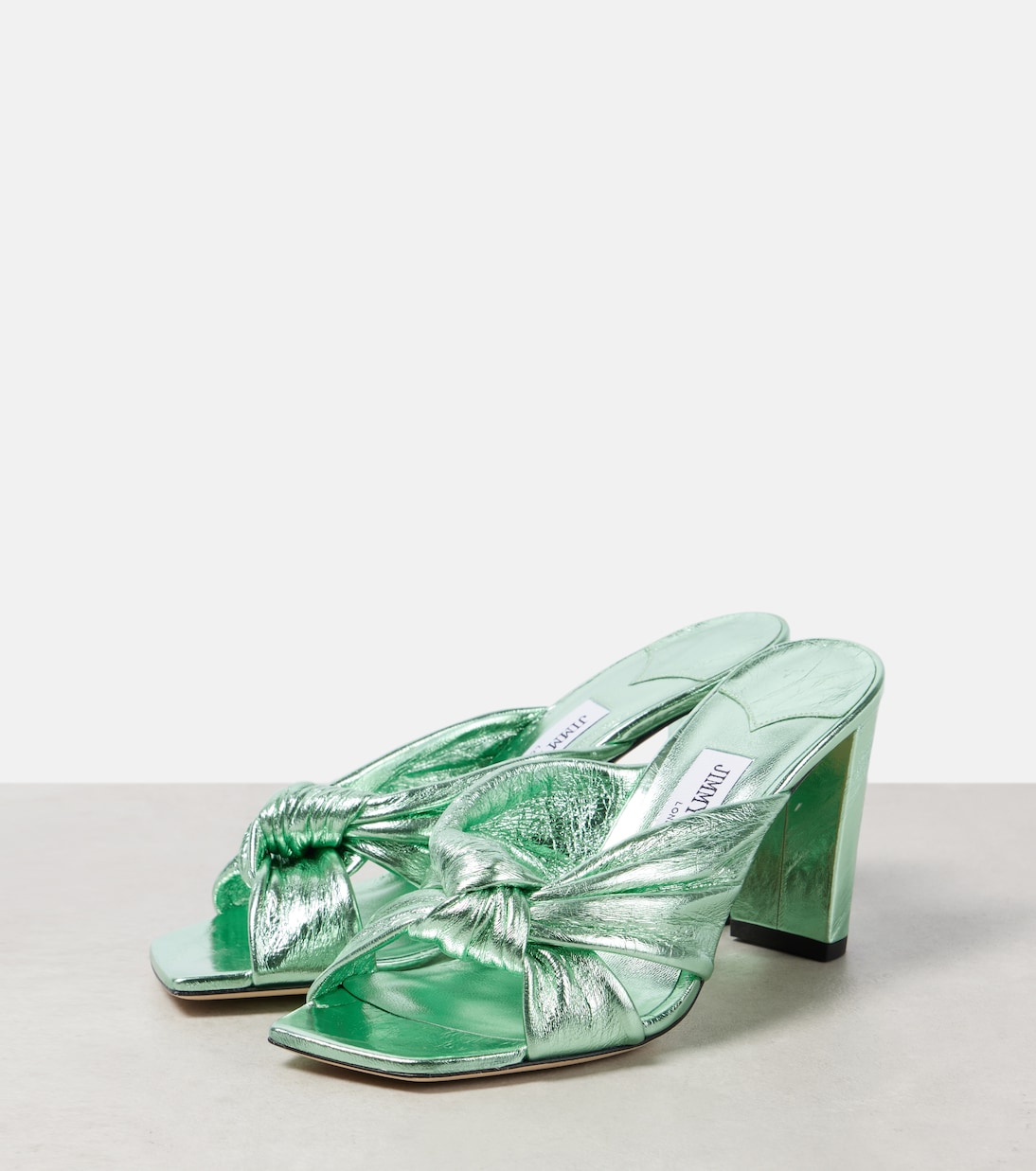 Sandalen Avenue 85 aus Metallic-Leder | Jimmy Choo