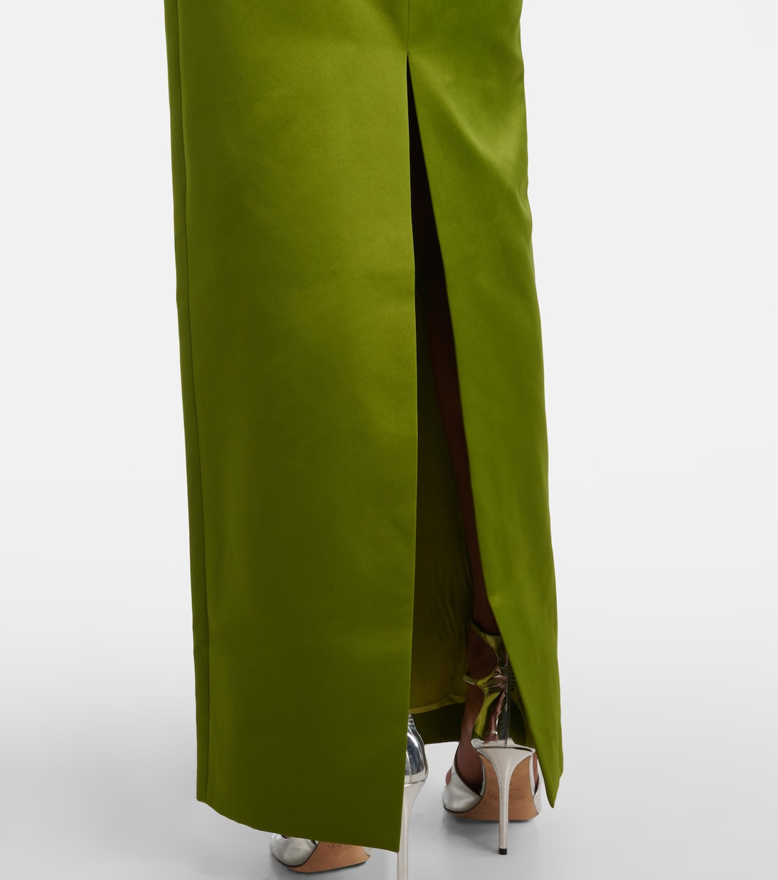 Abito lungo Amadine in raso | Emilia Wickstead