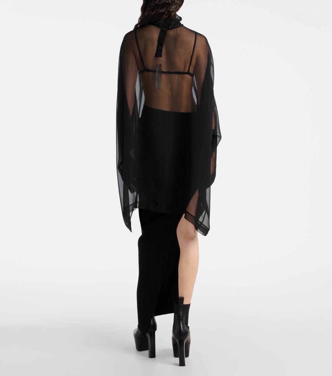 Bluse Hollywood aus Seiden-Chiffon | Rick Owens