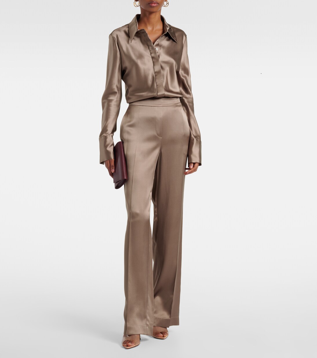 Bluse Brunel aus Seidensatin | Joseph