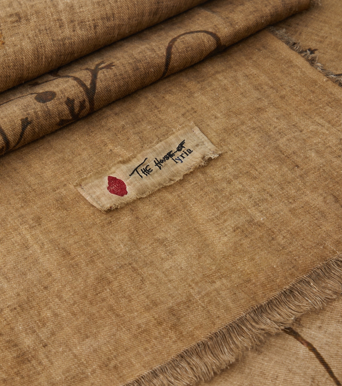 Firmamento floral linen blanket | The House of Lyria