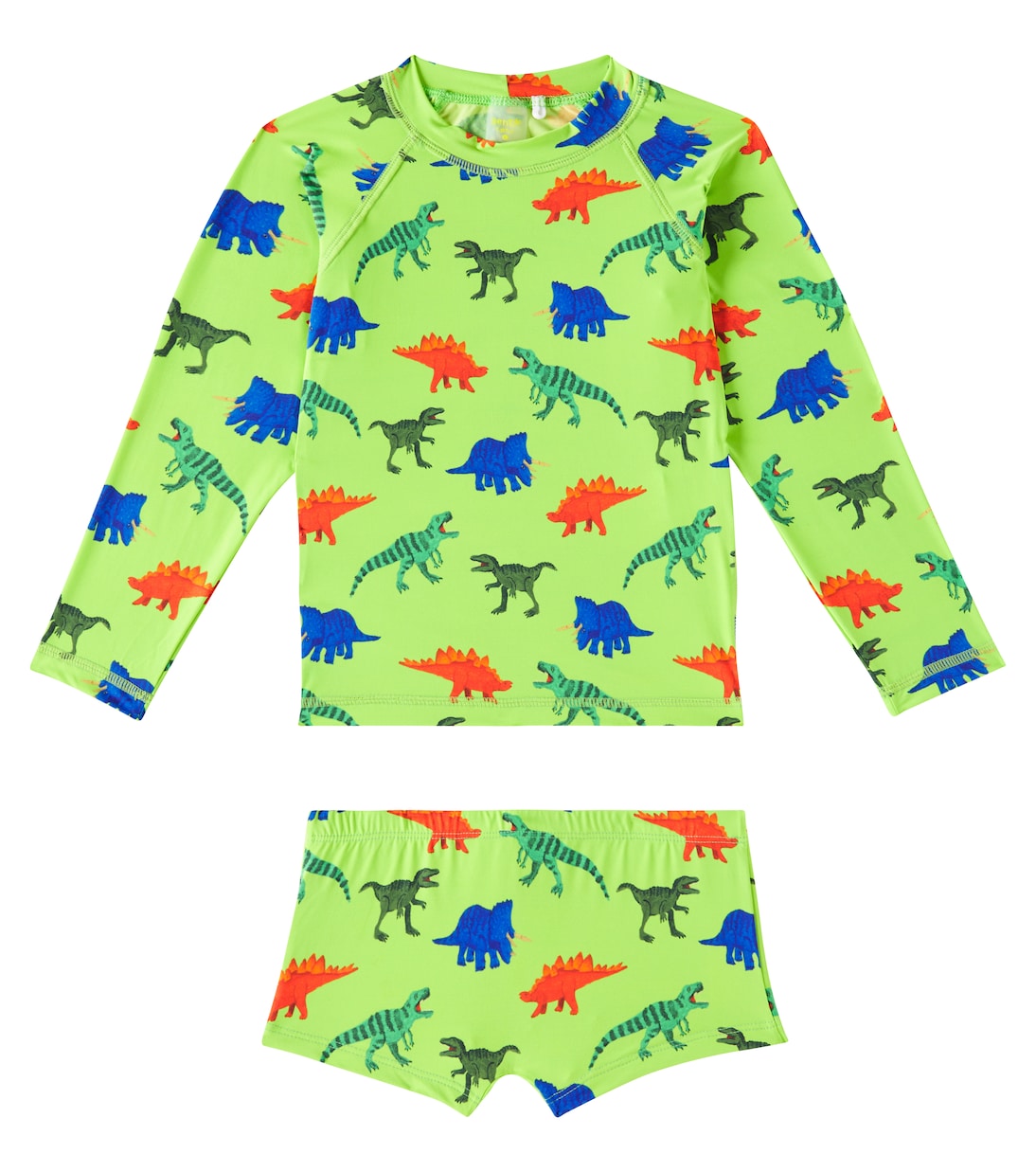 Printed rashguard and swim shorts set | Fábula