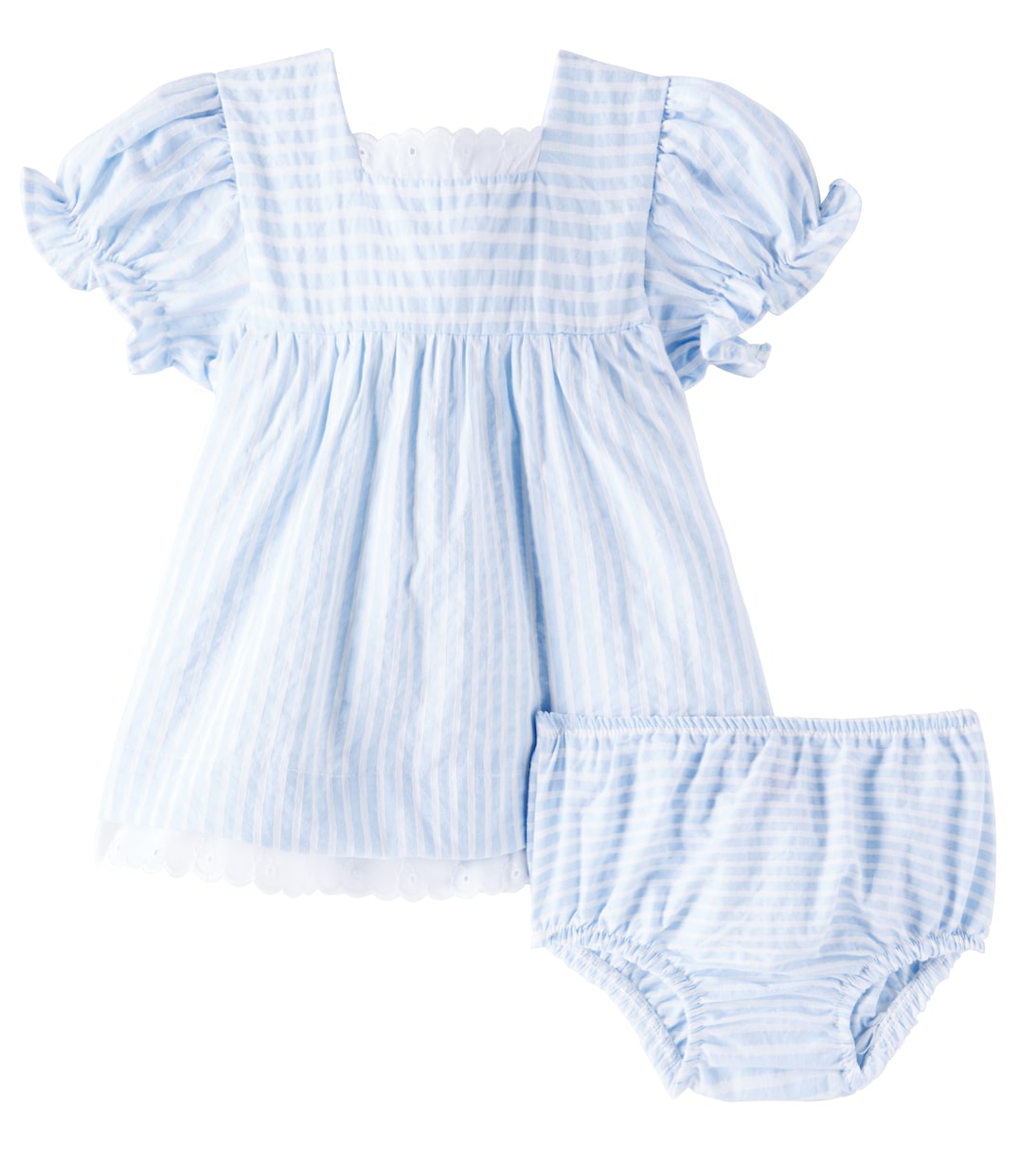 Baby - Abito e culottes Zoe a righe | La Coqueta