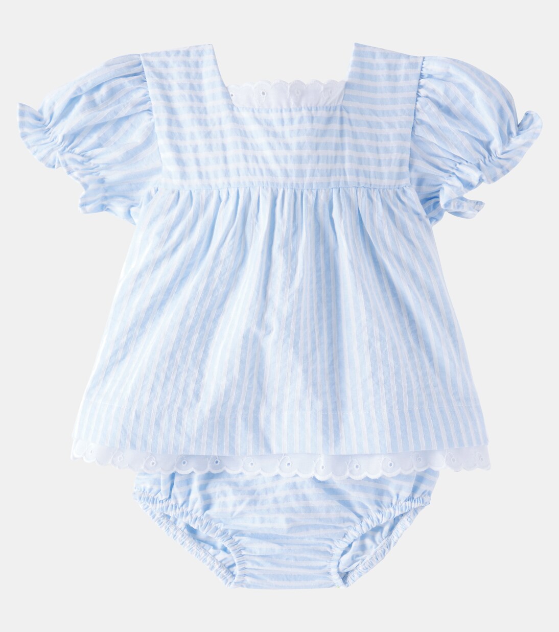 Baby - Abito e culottes Zoe a righe | La Coqueta