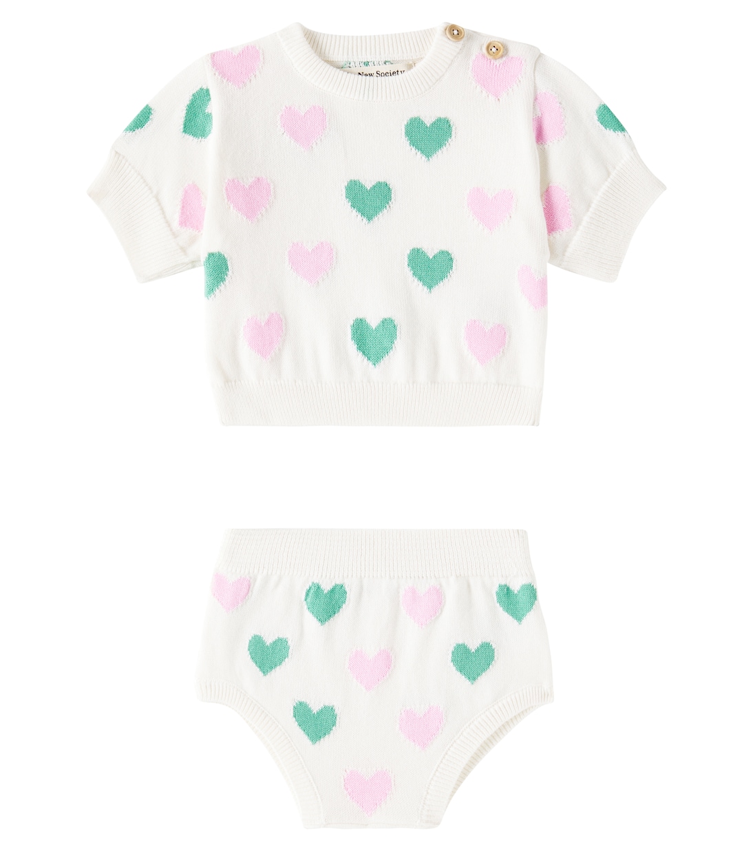 Bébé – Set top et culotte bloomer Oia en coton | The New Society