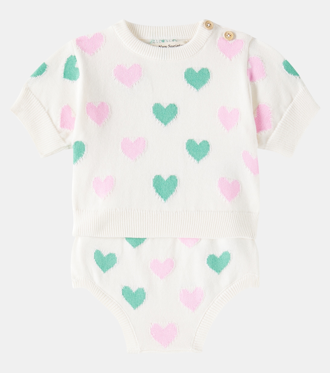 Bébé – Set top et culotte bloomer Oia en coton | The New Society