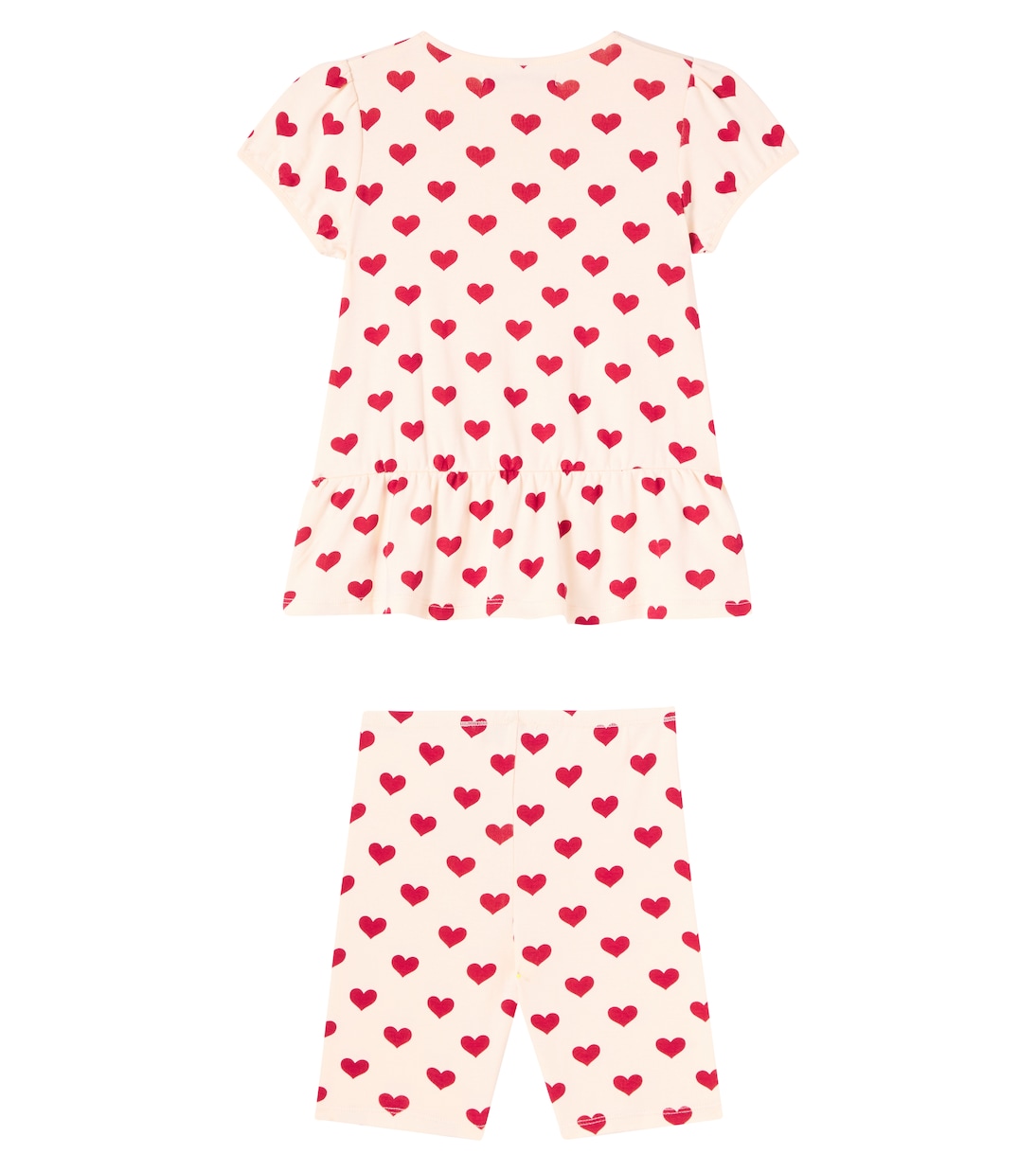 Printed cotton T-shirt and leggings set | Konges Sløjd