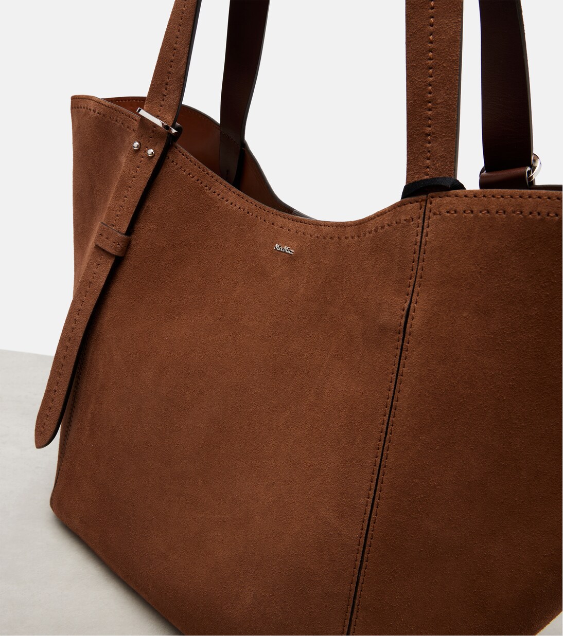Archetipo Large suede tote bag | Max Mara