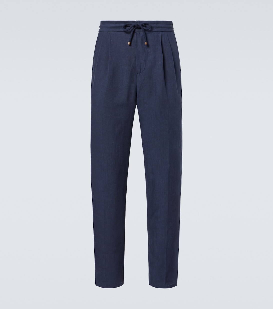 Linen straight pants | Brunello Cucinelli
