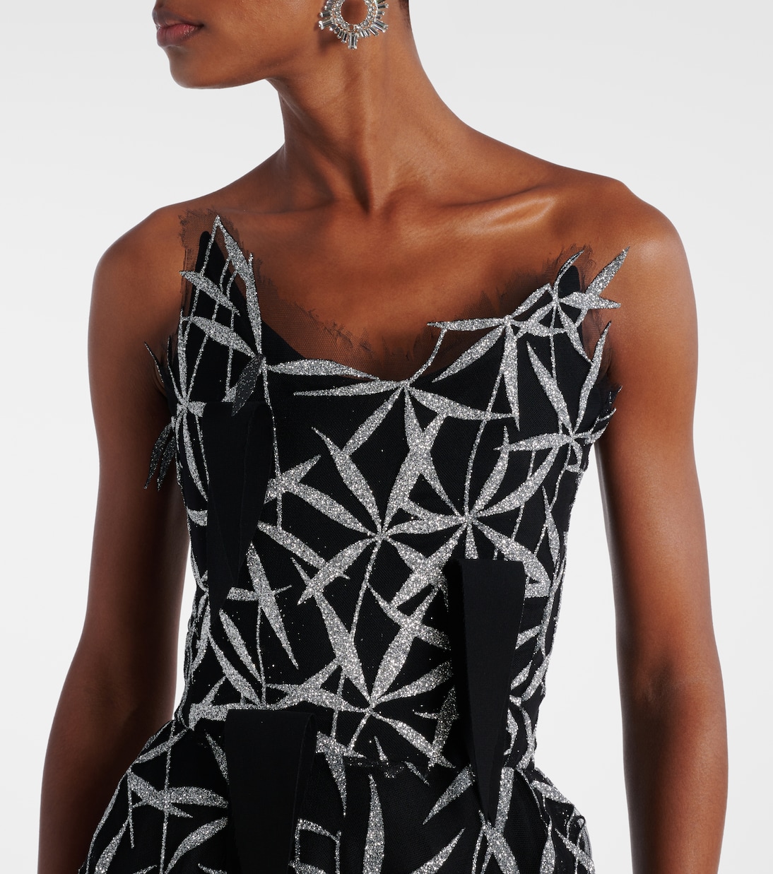 Robe longue Axis à ornements | Maticevski