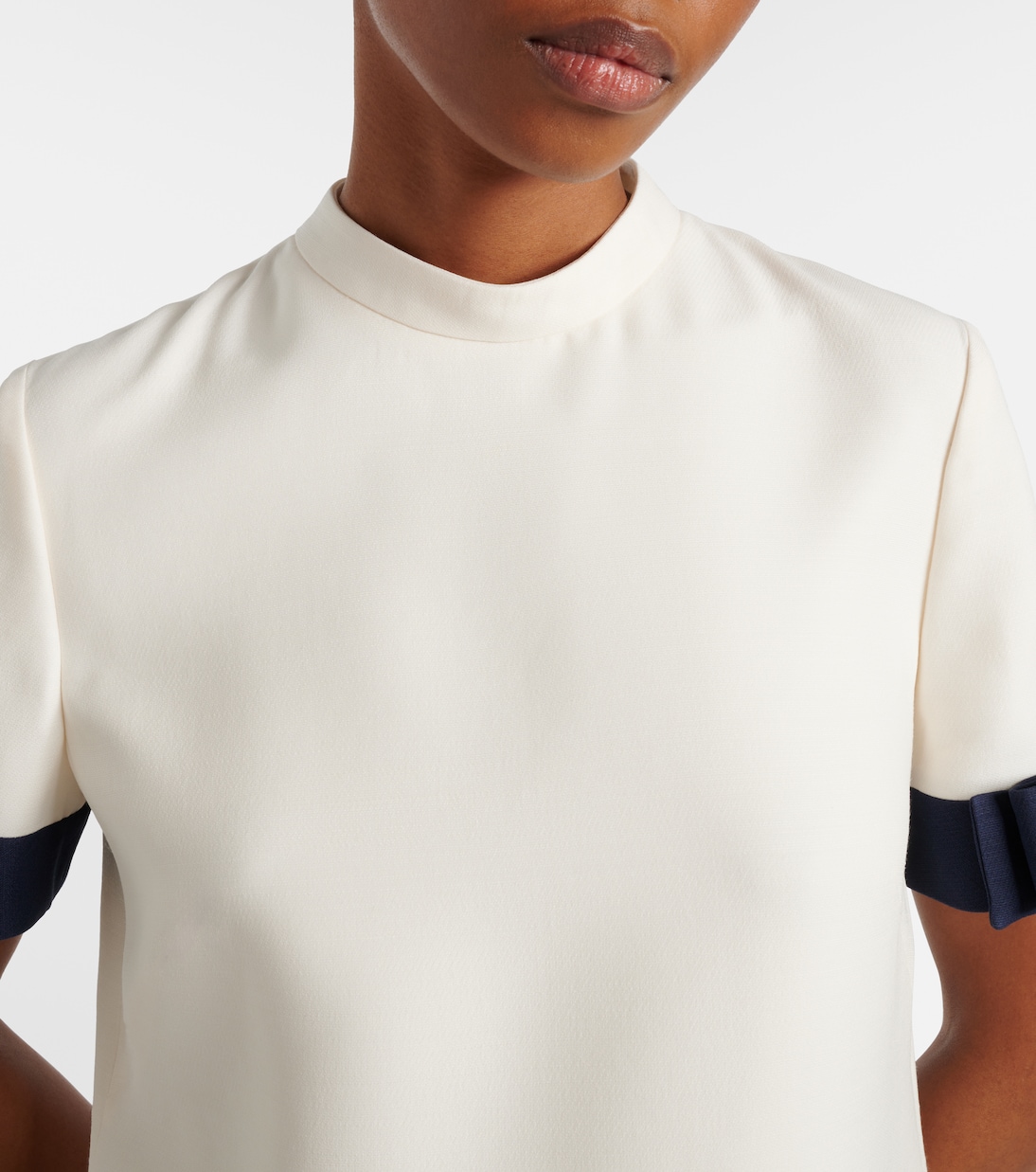 Crepe Couture bow-detail minidress | Valentino