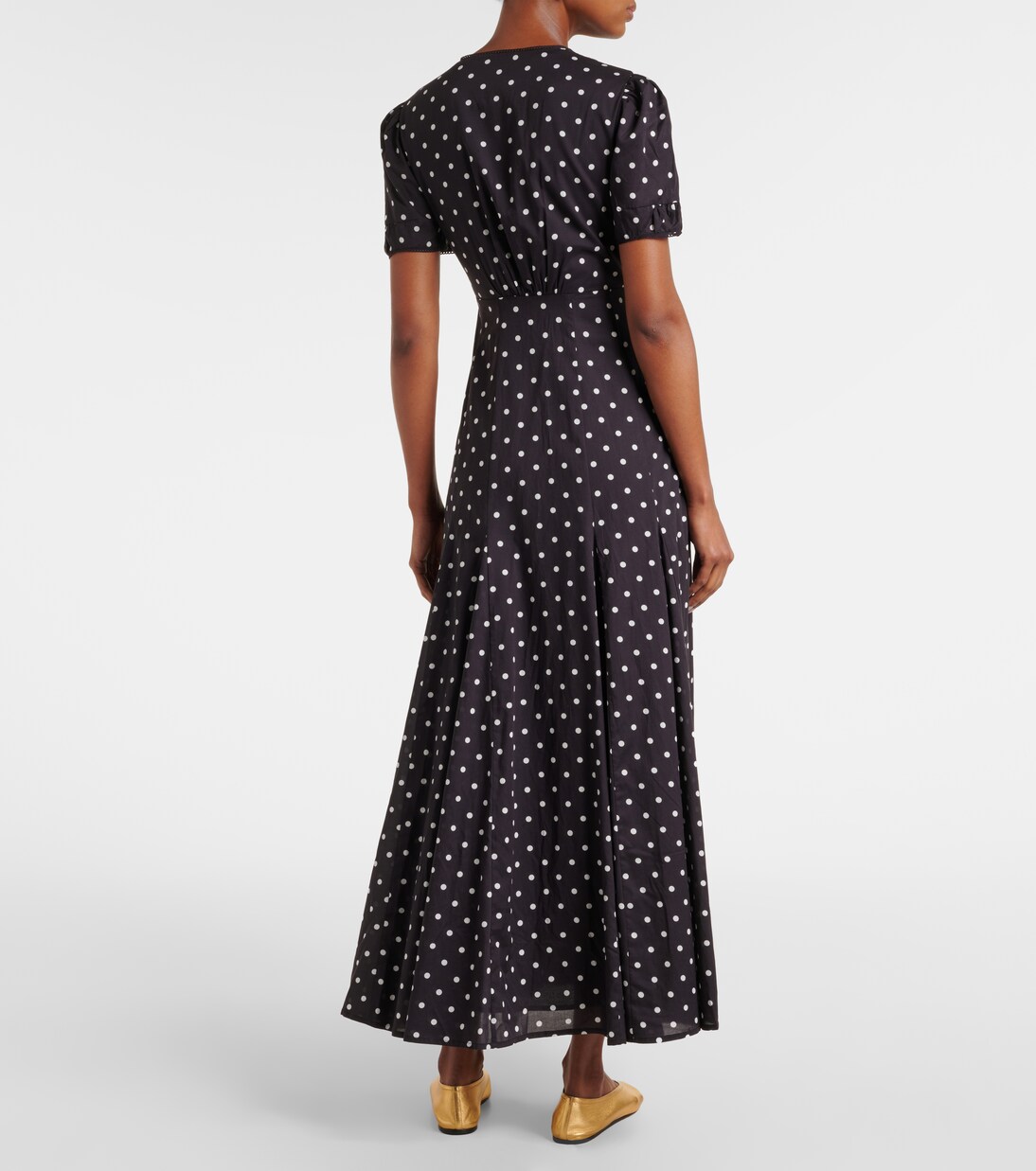 Robe longue Paloma à pois | Posse