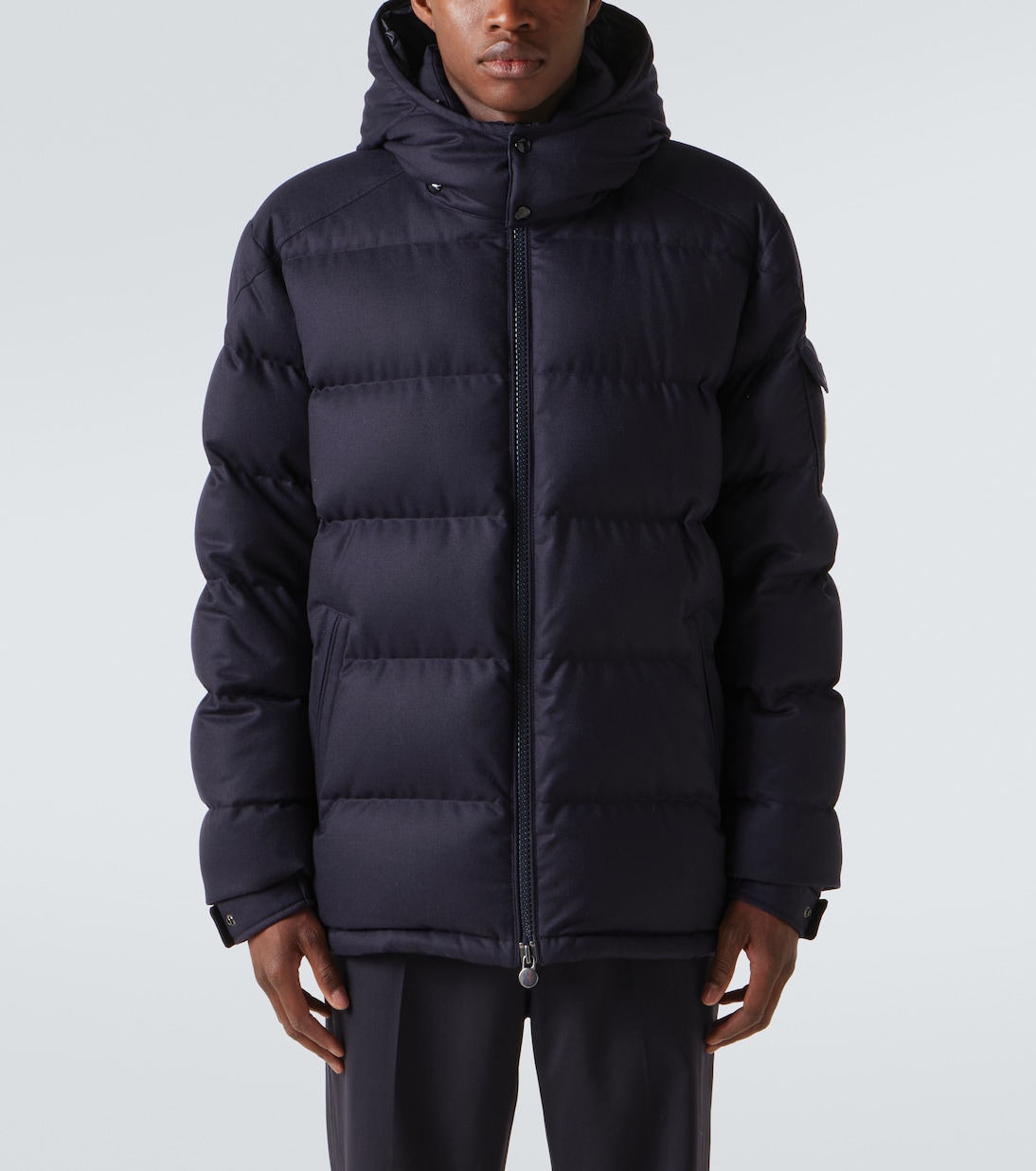 Montgenevre wool flannel down jacket | Moncler
