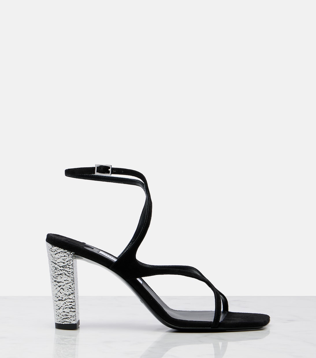 Azie 85 embellished suede sandals | Jimmy Choo