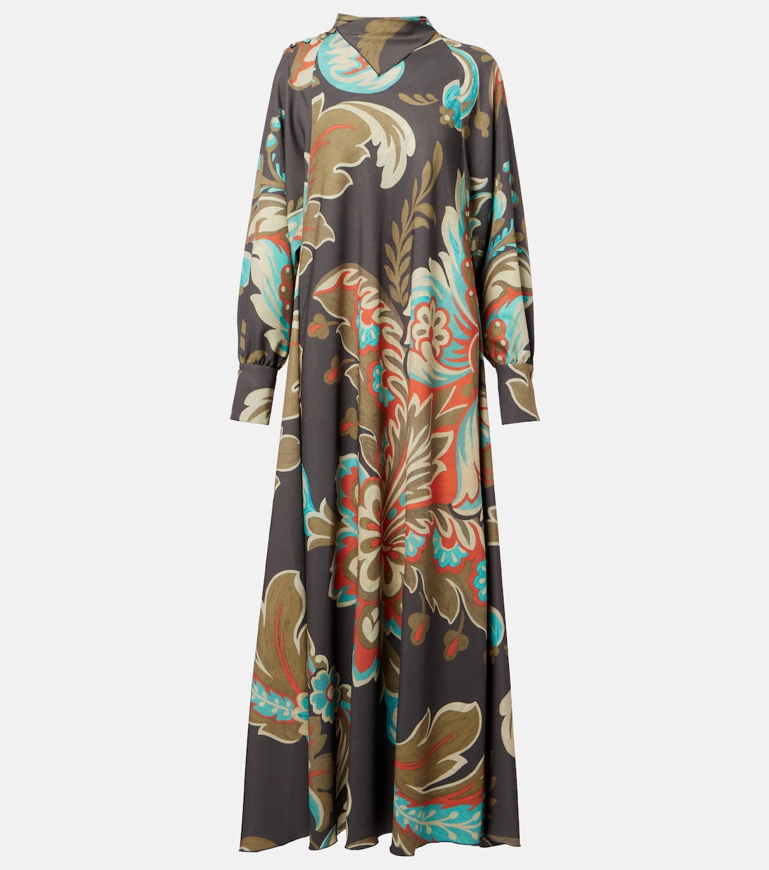 Printed asymmetric maxi dress | Etro